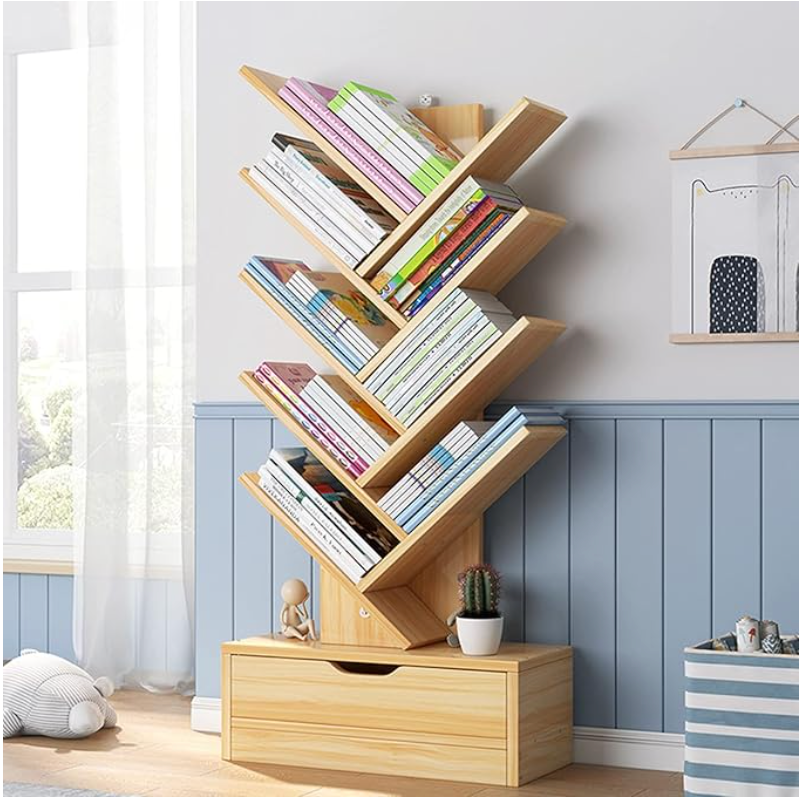 9-Tier Tree Bookshelf Bookcase